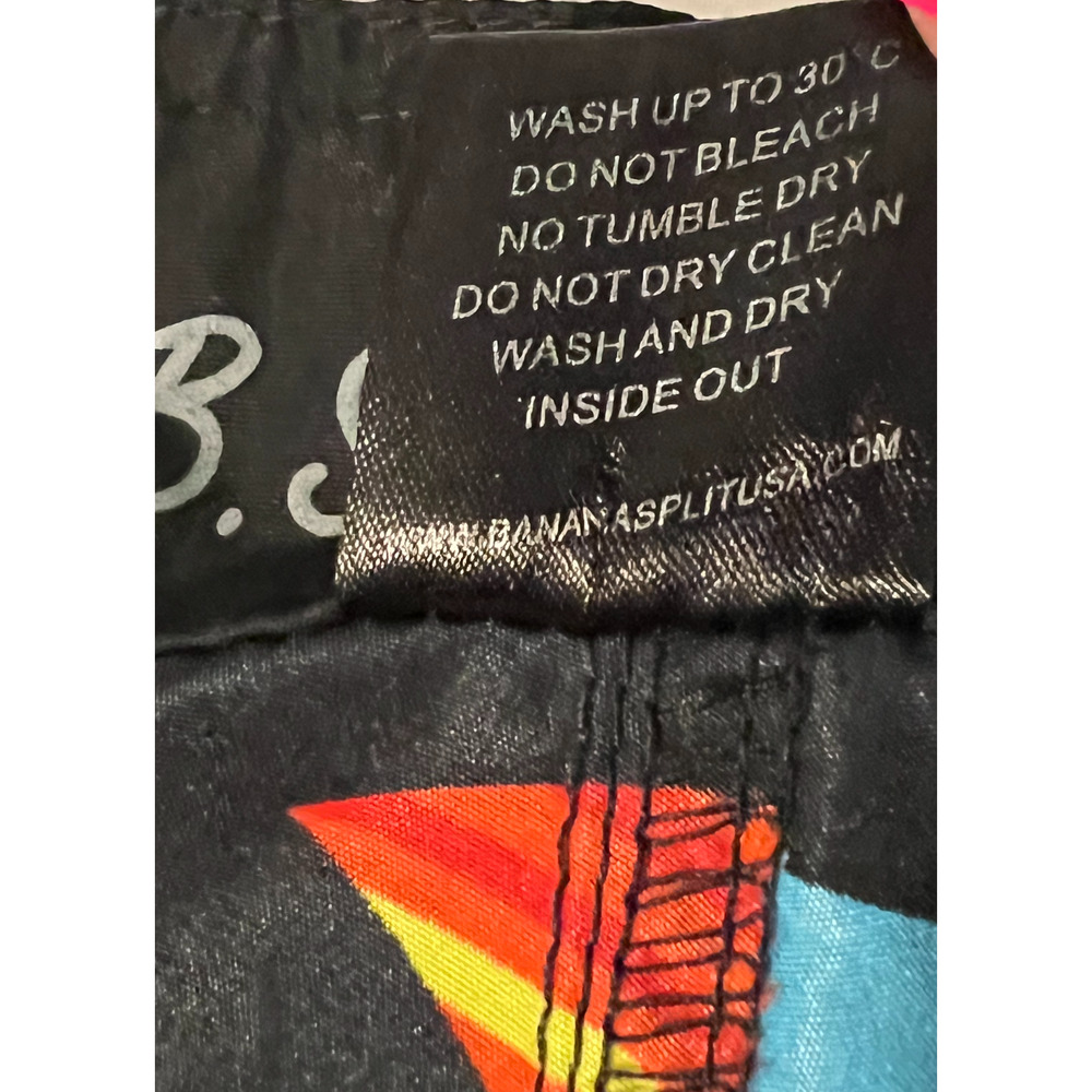 B.Split Mens Swim Trunks Size Small Board Shorts Multicolor Pull On Pocket - Picture 8 of 8